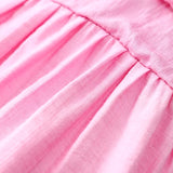 Tissu d'une robe rose bustier